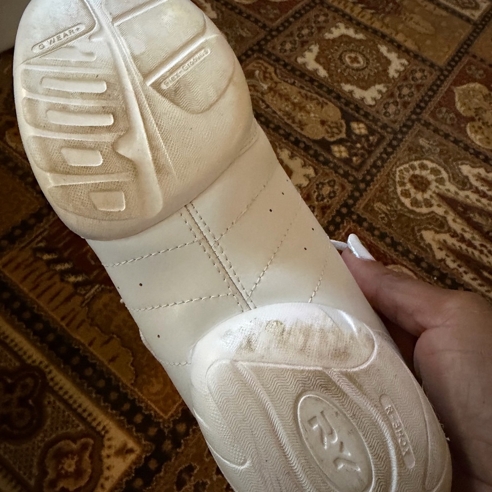 Lesove White Athletic Sneakers with Laces Sz 40 Sz 9 - Picture 6 of 6